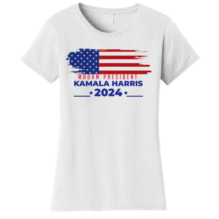 Kamala Harris 2024 Bold Vision Steady Leadership Women's T-Shirt