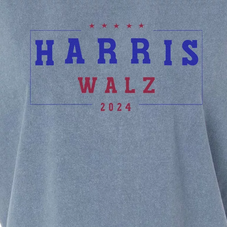 Kamala Harris 2024 Tim Walz 2024 Garment-Dyed Women's Muscle Tee