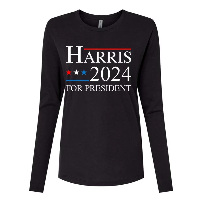 Kamala Harris 2024 For President Election Campaign Womens Cotton Relaxed Long Sleeve T-Shirt