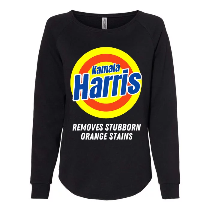 Kamala Harris 2024 Removes Stubborn Orange Stains Humorous Womens California Wash Sweatshirt