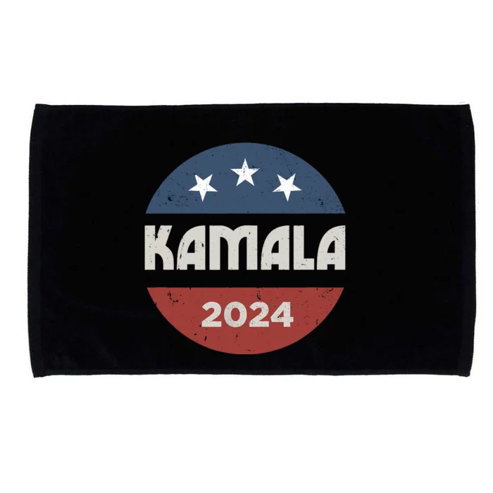 Kamala Harris 2024 For President Retro Microfiber Hand Towel