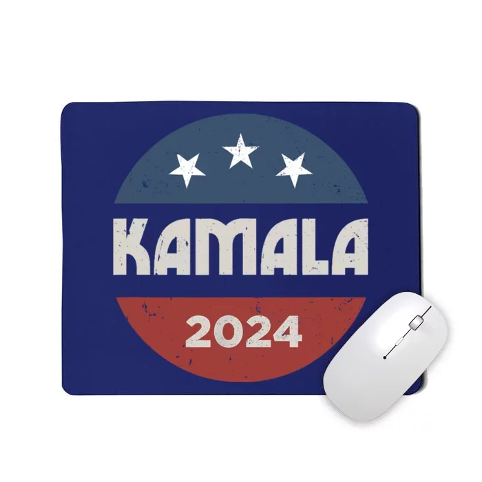 Kamala Harris 2024 For President Retro Mousepad