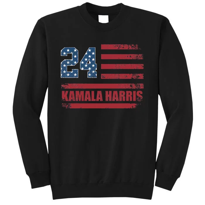 Kamala Harris 2024 Harris 2024 For President American Flag Sweatshirt