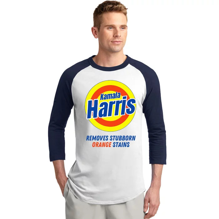 Kamala Harris 2024 Removes Stubborn Orange Stains Baseball Sleeve Shirt