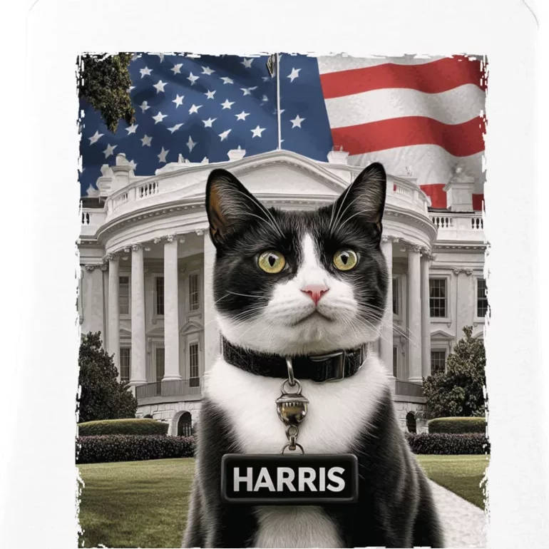 Kamala Harris 2024 President Gifts Funny Childless Cat Ladies For Harris 2024 Ladies Essential Tank