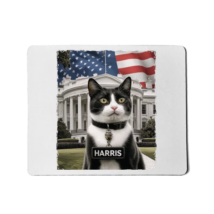 Kamala Harris 2024 President Gifts Funny Childless Cat Ladies For Harris 2024 Mousepad