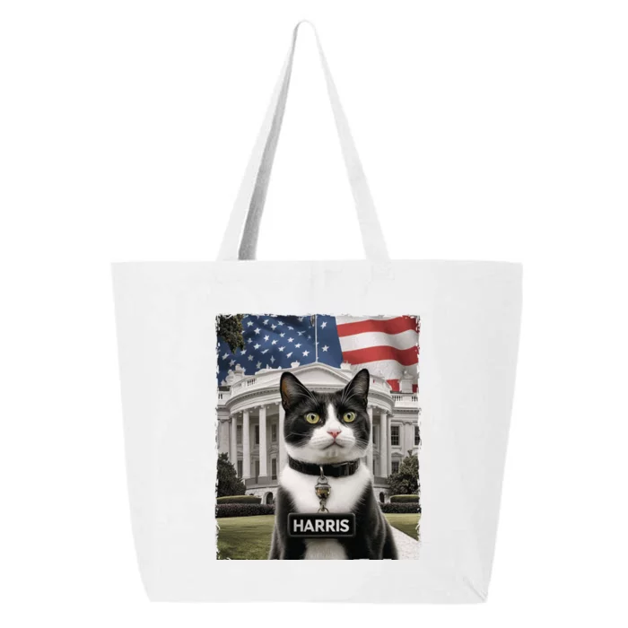 Kamala Harris 2024 President Gifts Funny Childless Cat Ladies For Harris 2024 25L Jumbo Tote