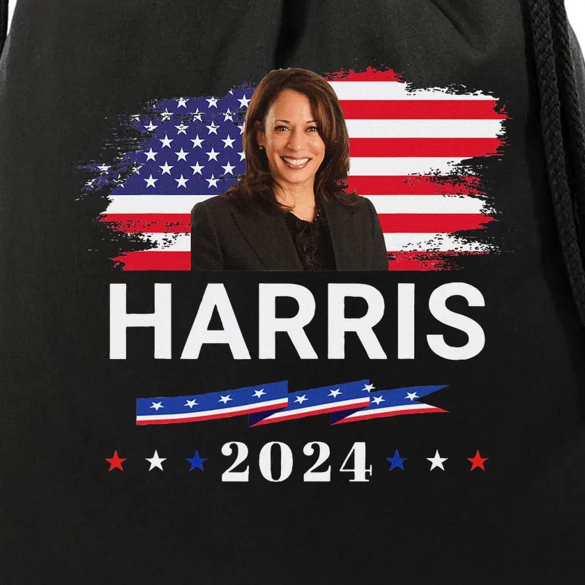 Kamala Harris 2024 Kamala Harris For President 2024 Drawstring Bag