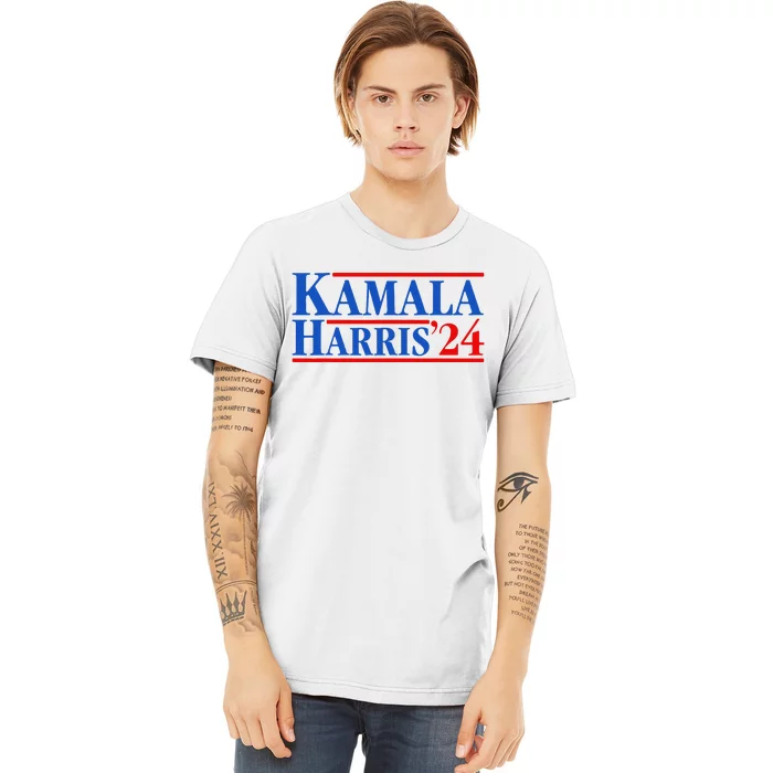 Kamala Harris 2024 For President Campaign Premium T-Shirt