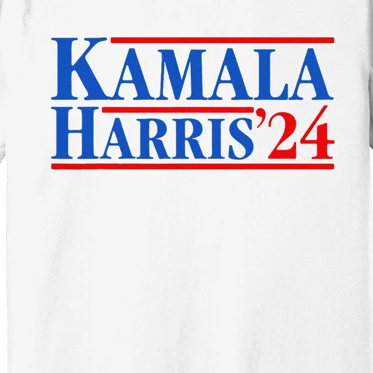 Kamala Harris 2024 For President Campaign Premium T-Shirt