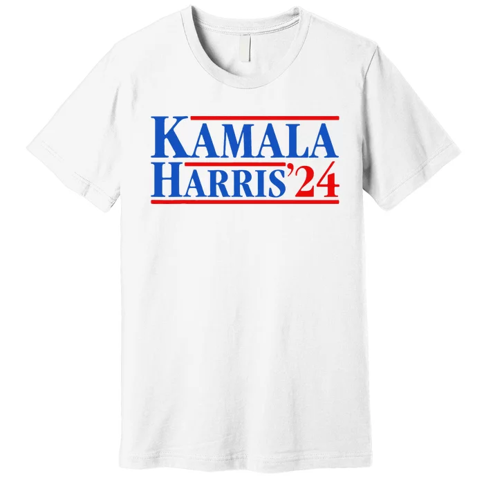 Kamala Harris 2024 For President Campaign Premium T-Shirt