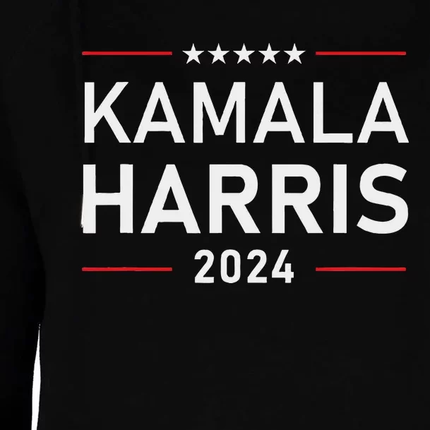 Kamala Harris 2024 Presidential Election Campaign Womens Funnel Neck Pullover Hood