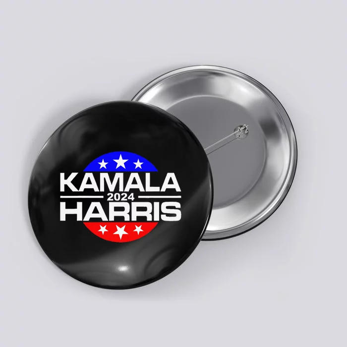 Kamala Harris 2024 For President Campaign Button Style Button