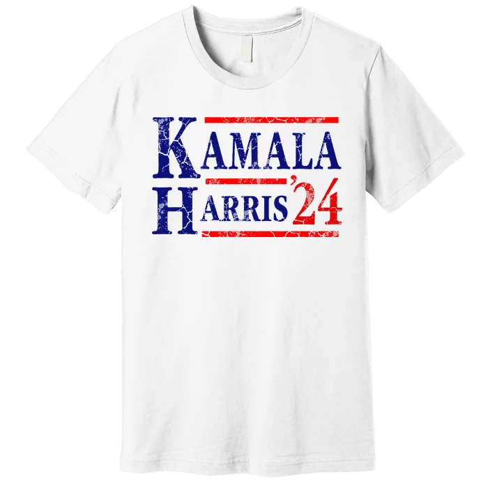 Kamala Harris 24 President Usa Democrat Party Premium T-Shirt