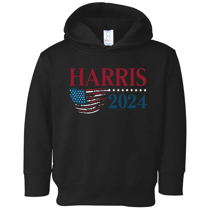 Kamala Harris 2024 For President Campaign Toddler Hoodie