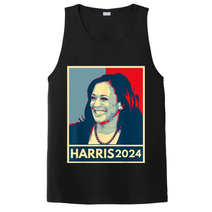 Kamala Harris 2024 Retro Usa Election Performance Tank