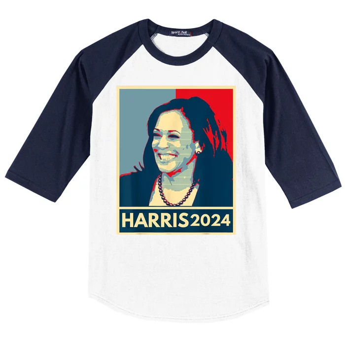 Kamala Harris 2024 Retro Usa Election Baseball Sleeve Shirt