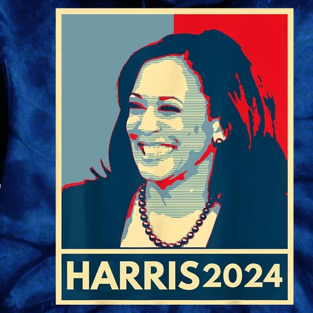 Kamala Harris 2024 Retro Usa Election Tie Dye Hoodie