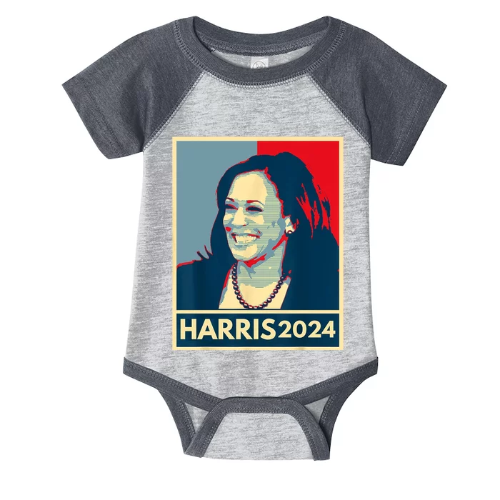 Kamala Harris 2024 Retro Usa Election Infant Baby Jersey Bodysuit