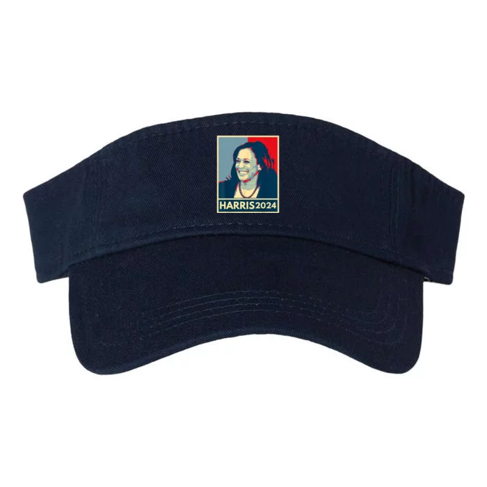 Kamala Harris 2024 Retro Usa Election Valucap Bio-Washed Visor