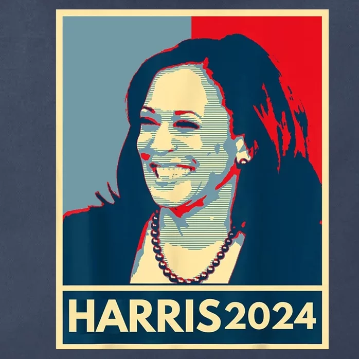 Kamala Harris 2024 Retro Usa Election Zip Tote Bag