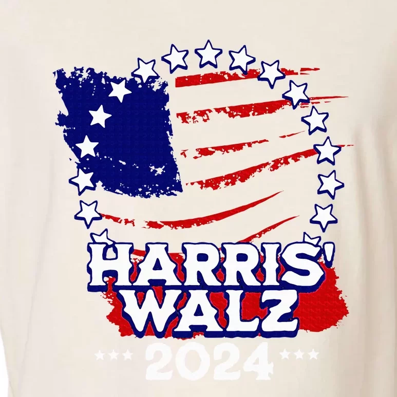 Kamala Harris 2024 Tim Walz 2024 Harris Walz Campaign Garment-Dyed Women's Muscle Tee