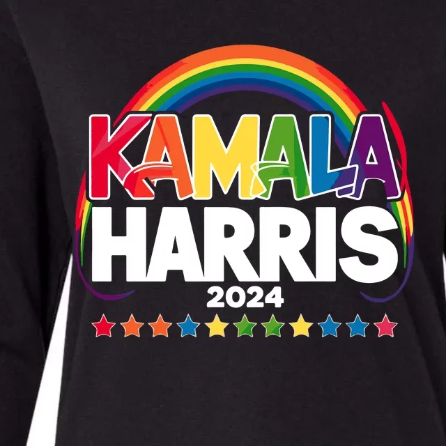 Kamala Harris 2024 Womens Cotton Relaxed Long Sleeve T-Shirt