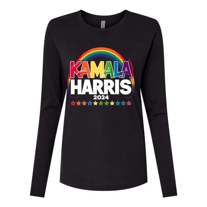 Kamala Harris 2024 Womens Cotton Relaxed Long Sleeve T-Shirt