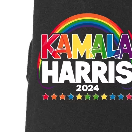 Kamala Harris 2024 Doggie 3-End Fleece Hoodie