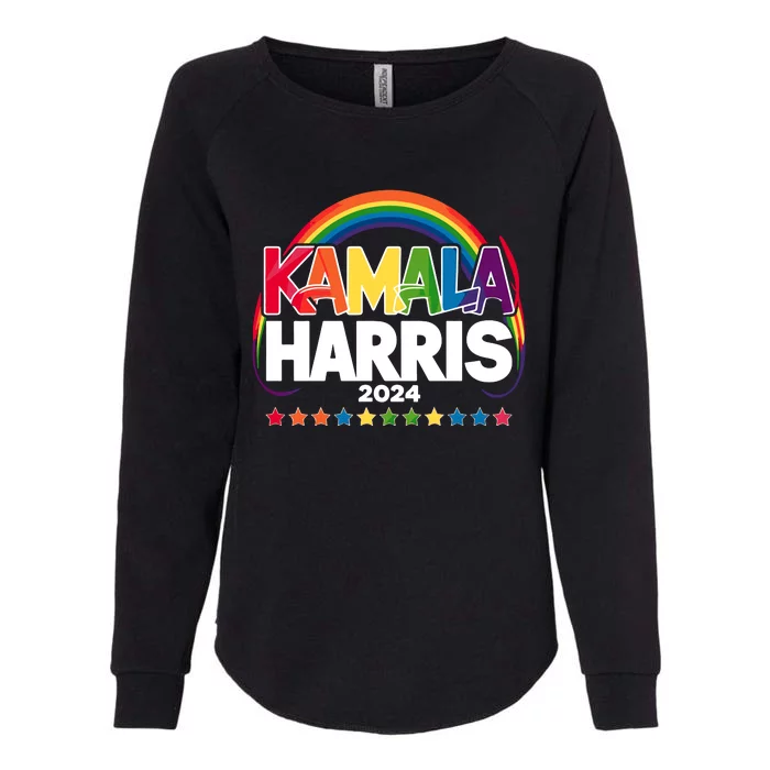 Kamala Harris 2024 Womens California Wash Sweatshirt