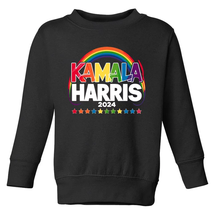 Kamala Harris 2024 Toddler Sweatshirt