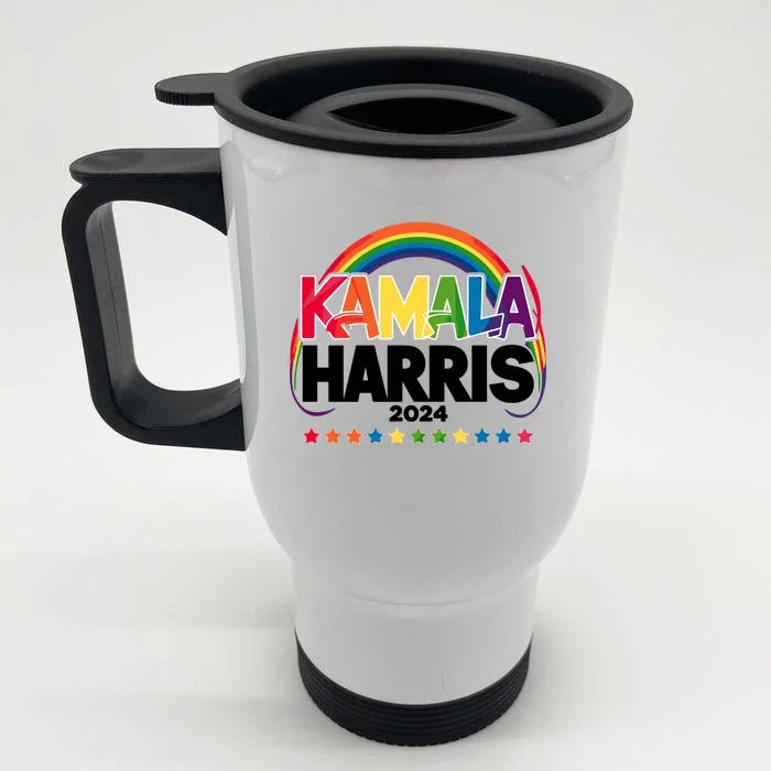 Kamala Harris 2024 Front & Back Stainless Steel Travel Mug