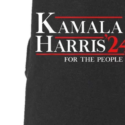 Kamala Harris 24 For The People Doggie 3-End Fleece Hoodie