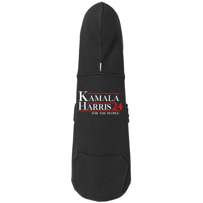 Kamala Harris 24 For The People Doggie 3-End Fleece Hoodie