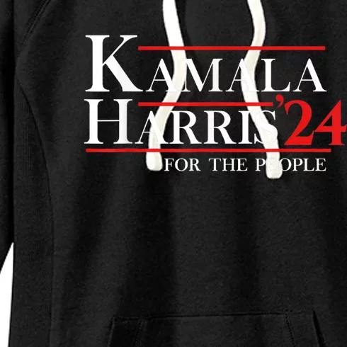 Kamala Harris 24 For The People Women's Fleece Hoodie