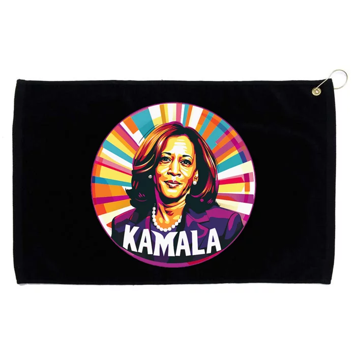 Kamala Harris 2024 24 Madam Vice President Grommeted Golf Towel