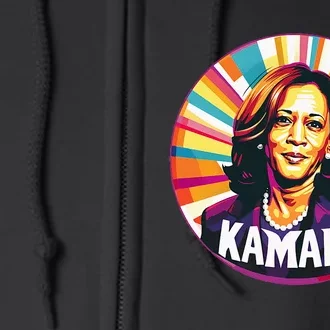 Kamala Harris 2024 24 Madam Vice President Full Zip Hoodie