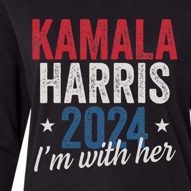 Kamala Harris 2024 Support IM With Her Kamala Harris 2024 Womens Cotton Relaxed Long Sleeve T-Shirt