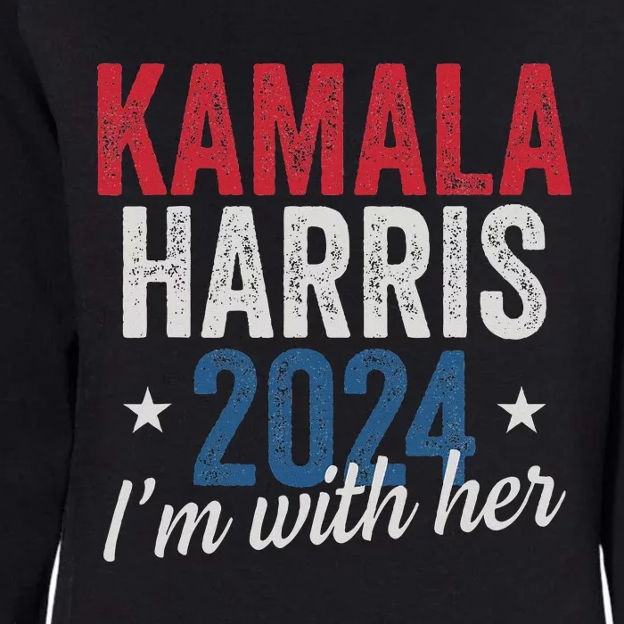 Kamala Harris 2024 Support IM With Her Kamala Harris 2024 Womens California Wash Sweatshirt