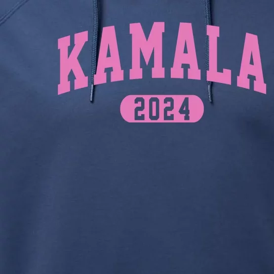 Kamala Harris 2024 President Varsity Performance Fleece Hoodie