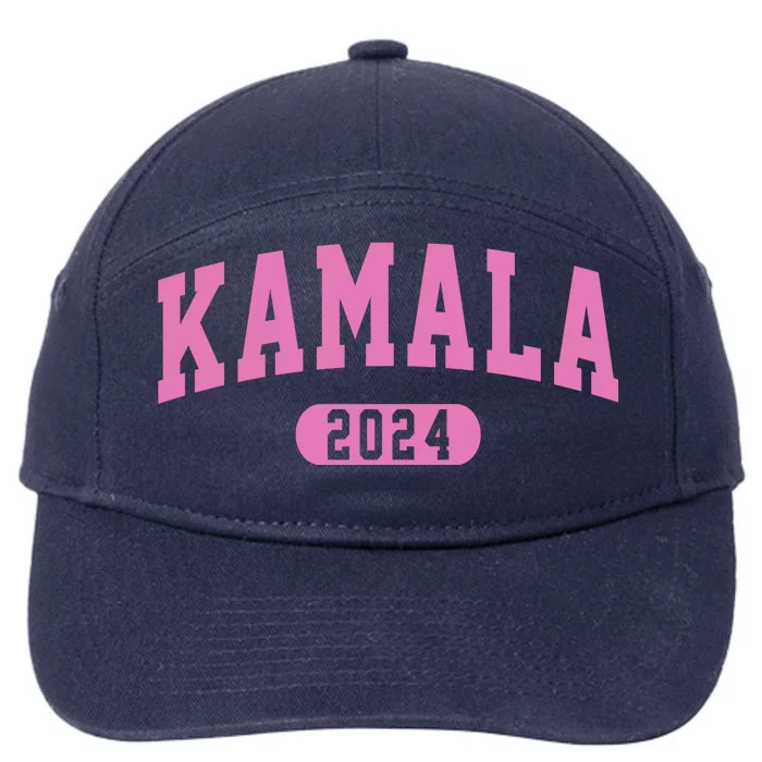 Kamala Harris 2024 President Varsity 7-Panel Snapback Hat