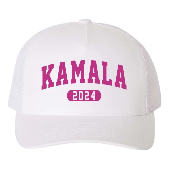 Kamala Harris 2024 President Varsity Yupoong Adult 5-Panel Trucker Hat