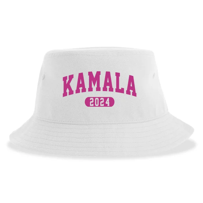 Kamala Harris 2024 President Varsity Sustainable Bucket Hat