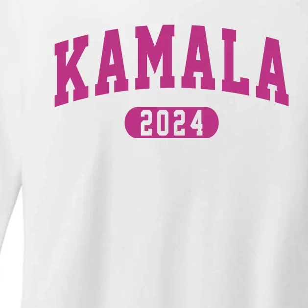 Kamala Harris 2024 President Varsity Womens CVC Long Sleeve Shirt