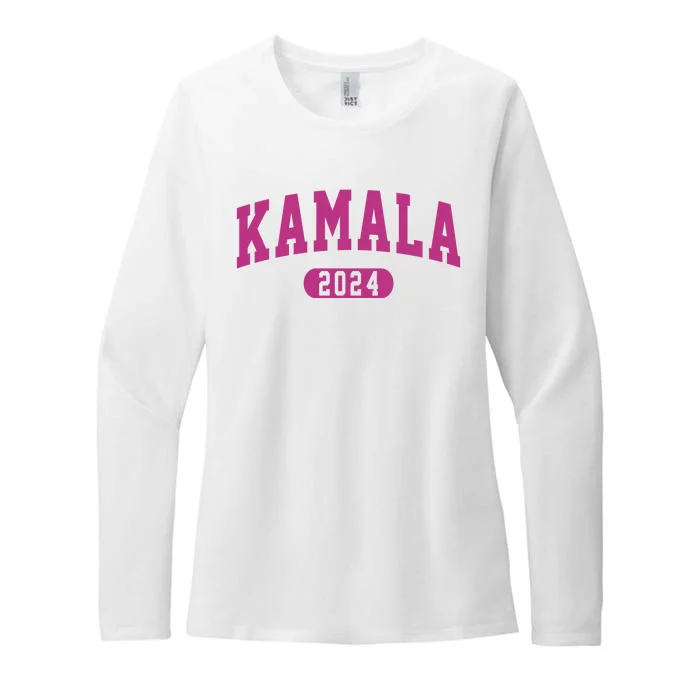 Kamala Harris 2024 President Varsity Womens CVC Long Sleeve Shirt