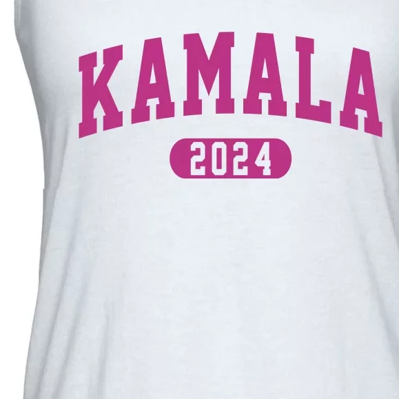 Kamala Harris 2024 President Varsity Ladies Essential Flowy Tank