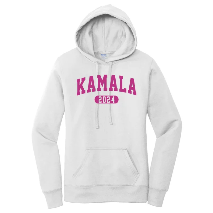 Kamala Harris 2024 President Varsity Women's Pullover Hoodie