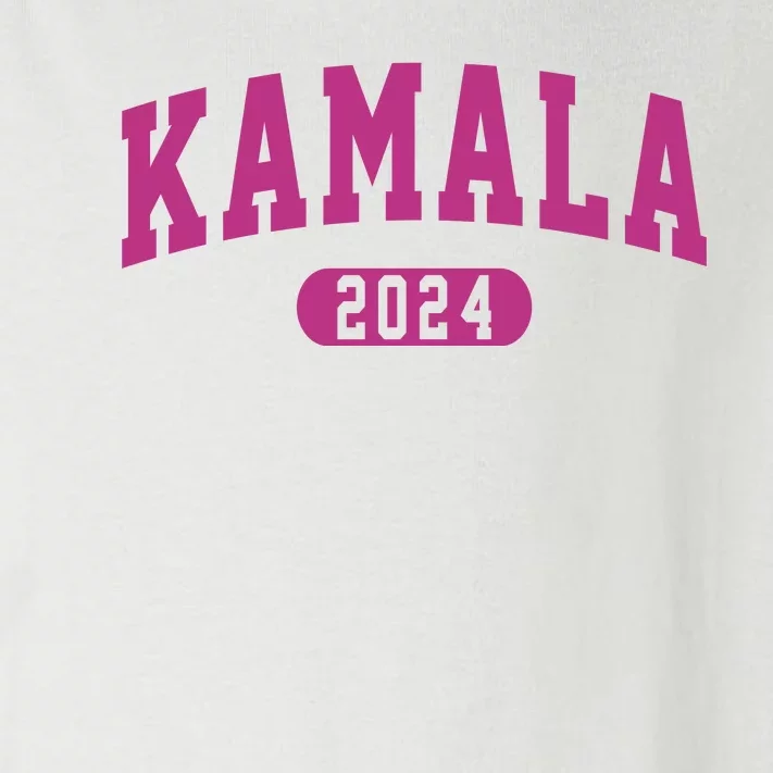 Kamala Harris 2024 President Varsity Toddler Long Sleeve Shirt