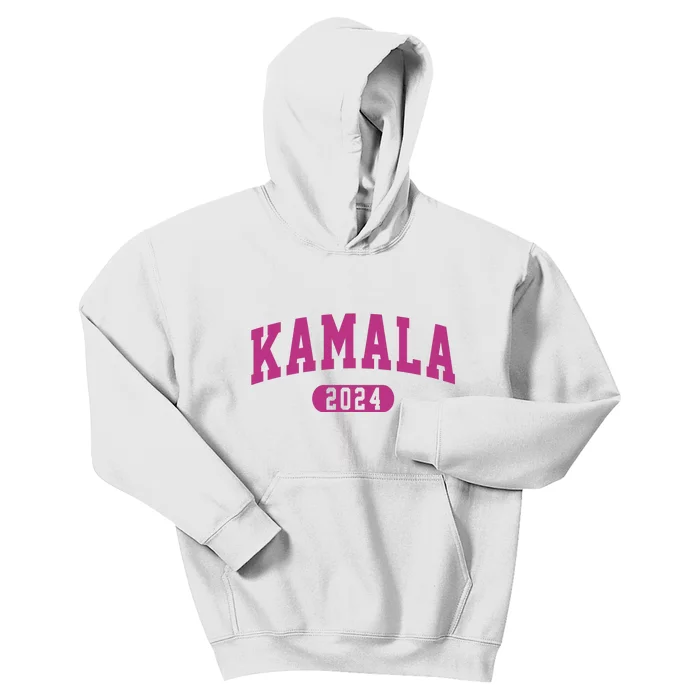 Kamala Harris 2024 President Varsity Kids Hoodie