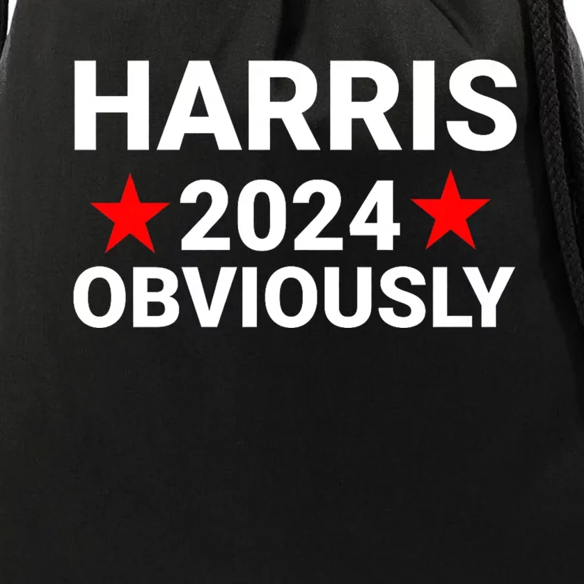 Kamala Harris 2024 Obviously Kamala Harris For President Obviously Drawstring Bag